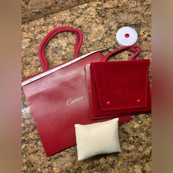 Cartier Red Tote Bag for Women - Picture 1 of 5
